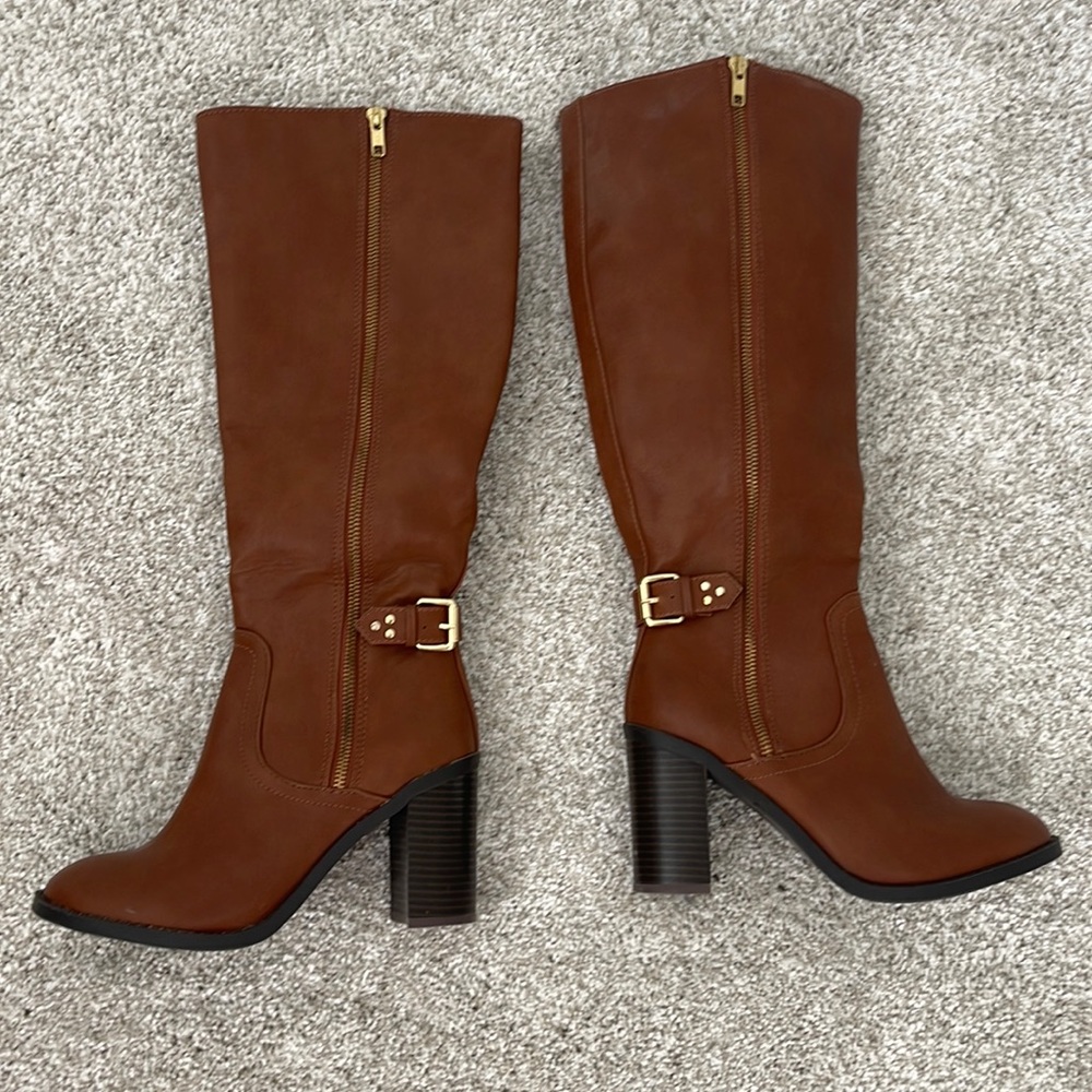 LC Lauren Conrad Carmel Riding Boots